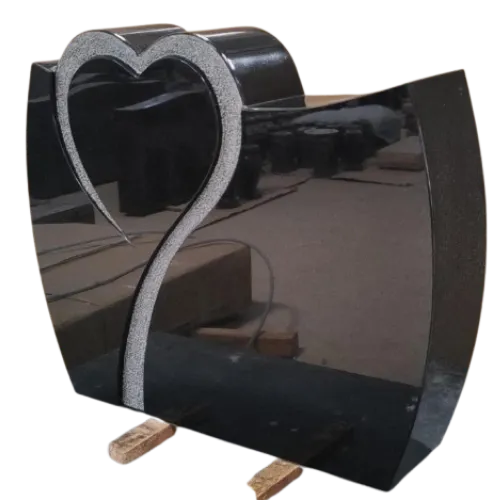 black granite headstones