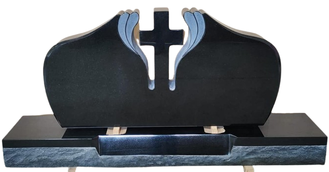 black granite headstones