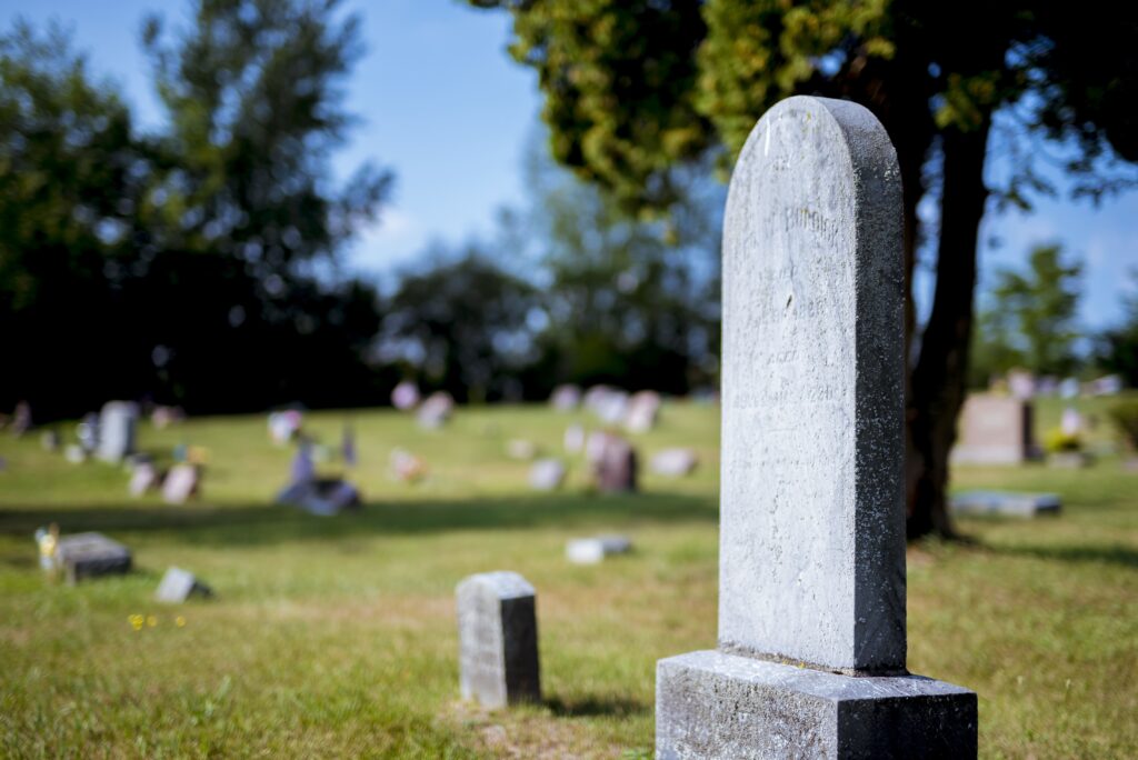 granite grave stone