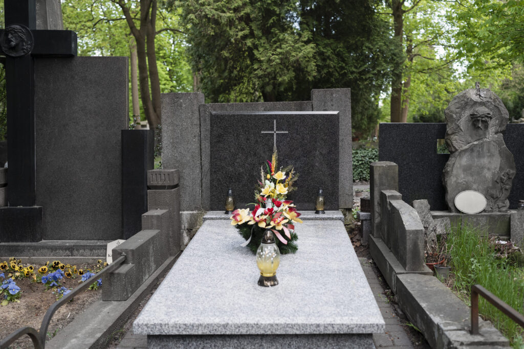 black granite headstones